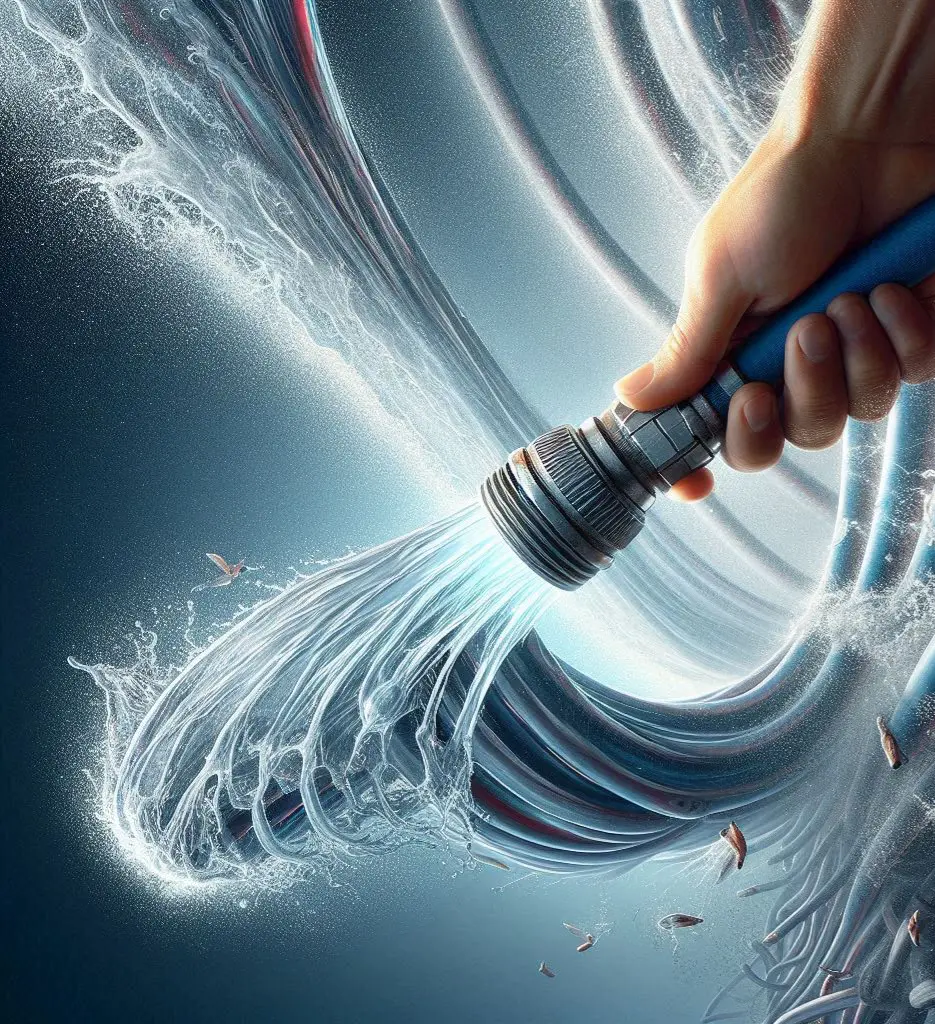 Entenda o Ampere como a quantidade de água que sai pela mangueira. 